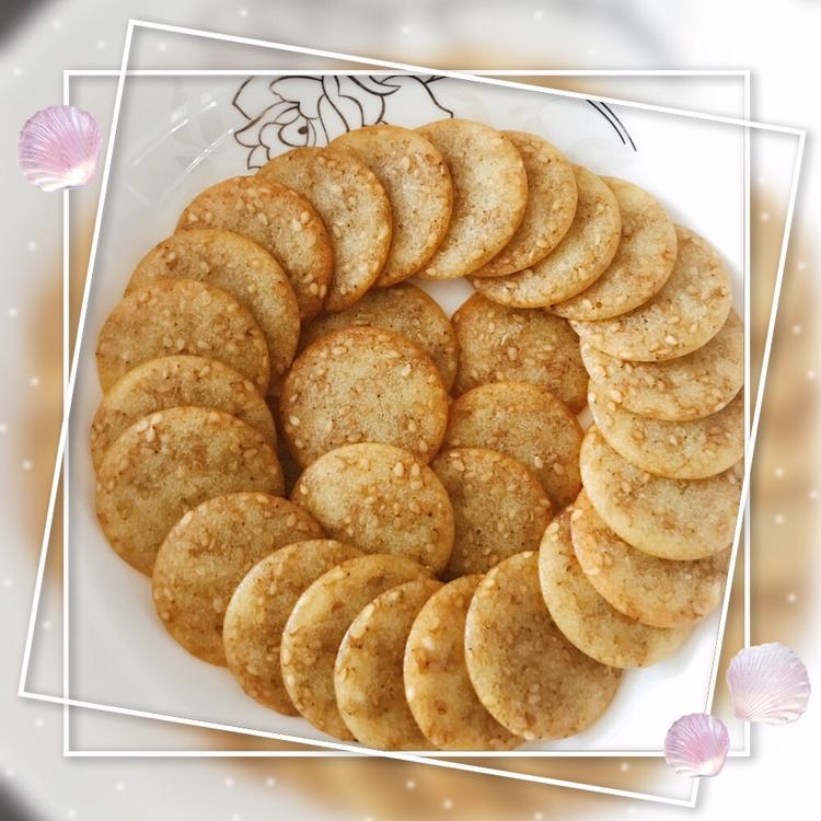 芝麻薄饼（简单版）的做法