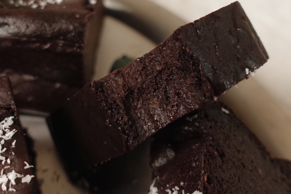 低卡-浓厚绵密豆腐布朗尼🍫Tofu Fudge Brownies的做法 步骤8