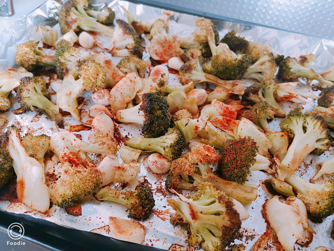 蒜香烤西兰花