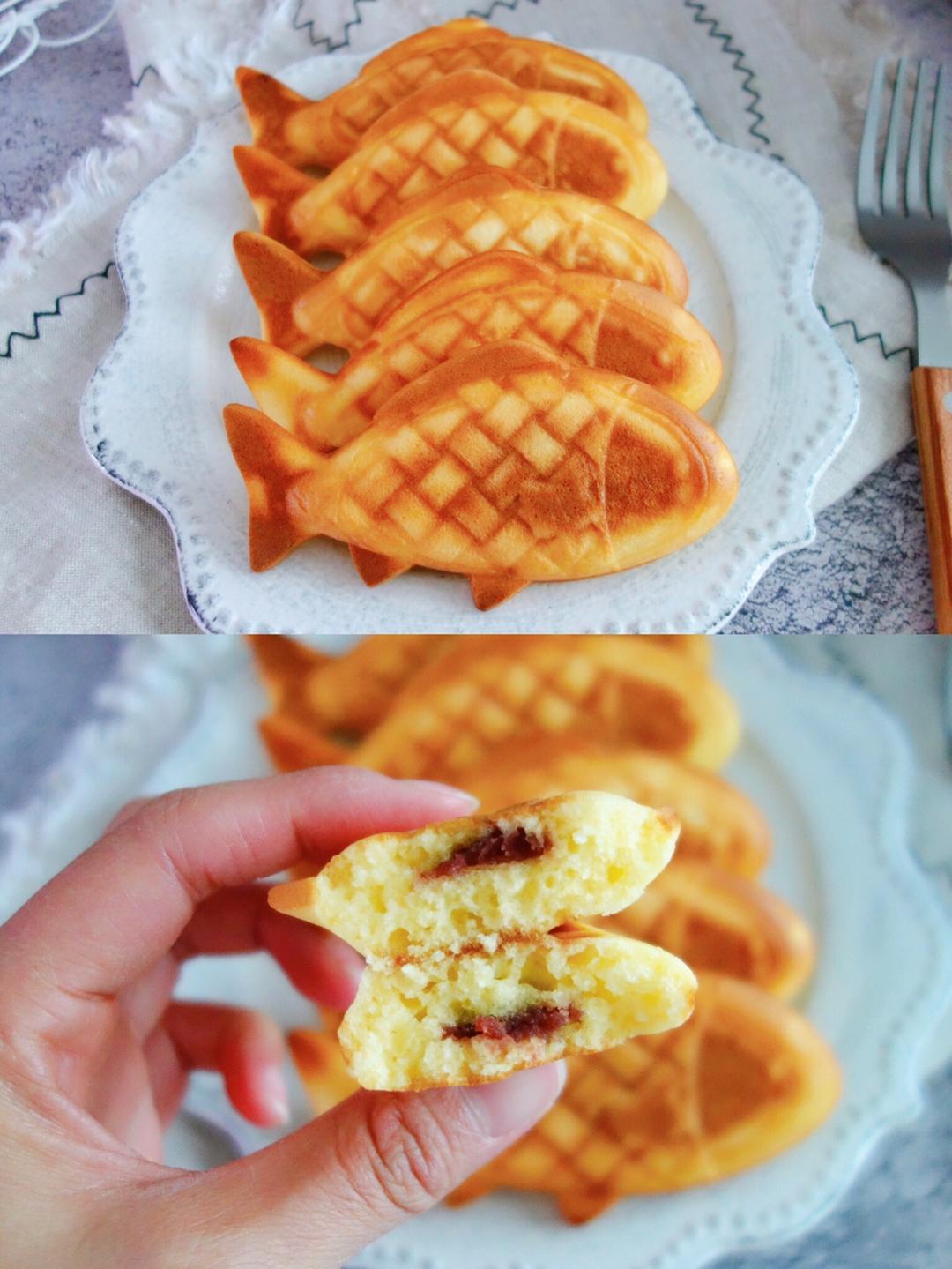 自制鲷鱼烧❗️简单易做❗️无需打发❗️