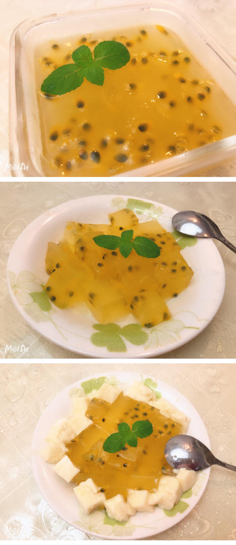 夏日必吃❗️酸甜可口，清凉解暑的百香果果冻