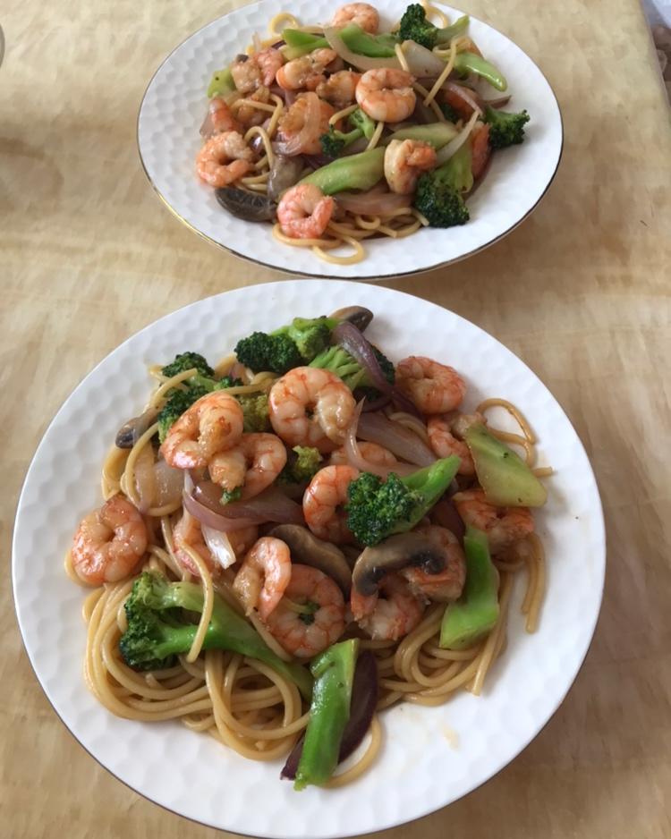 减脂|美味又低脂的虾油虾仁意大利面