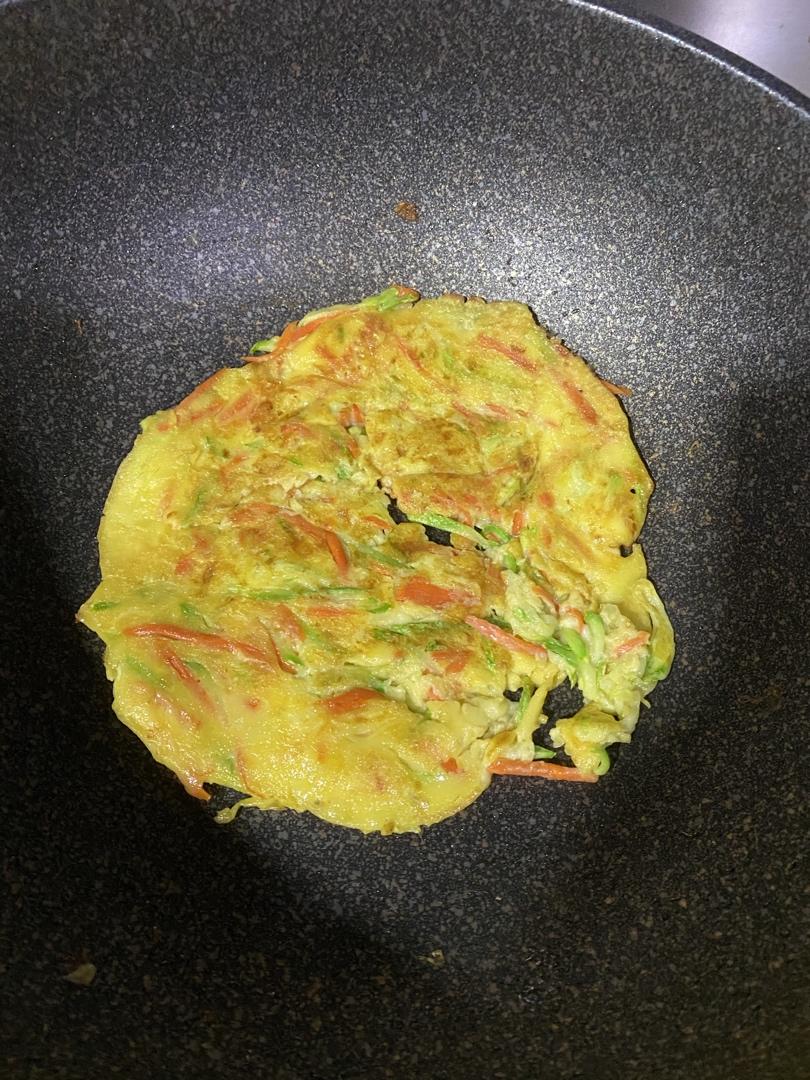 西葫芦胡萝卜煎饼