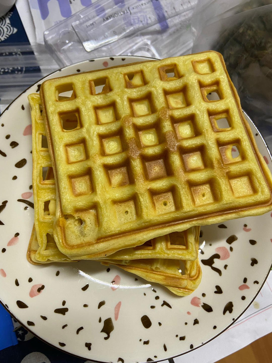 不用打发的华夫饼