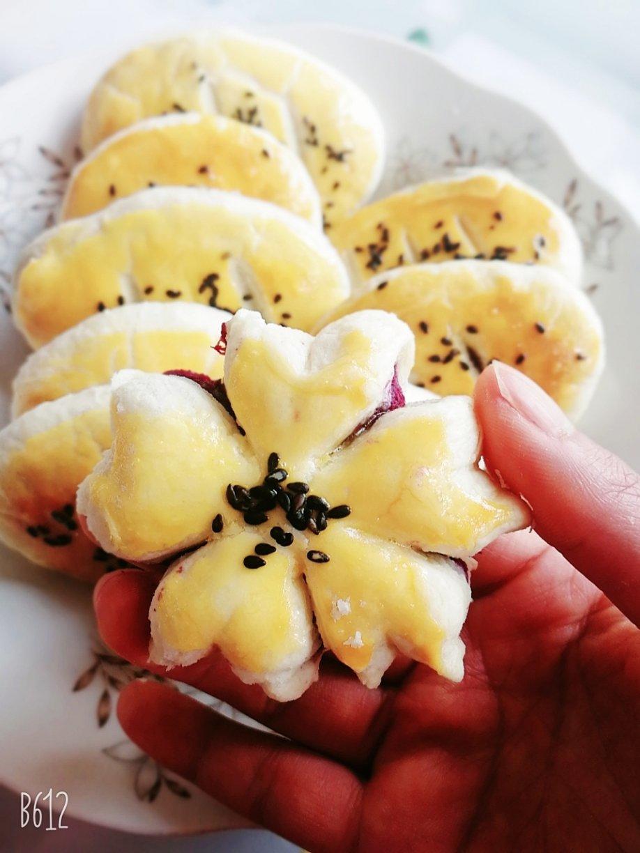 🌸花都开好了--步骤超详尽的桃花酥(无色素!火龙果版)