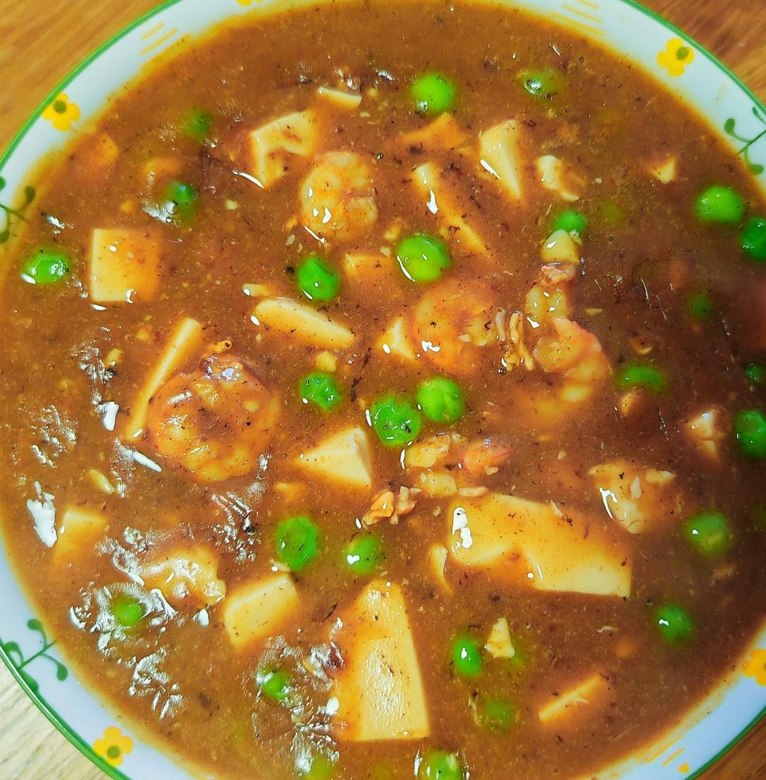 孩子长高一定要多吃虾仁烩豆腐！鲜香补钙‼️