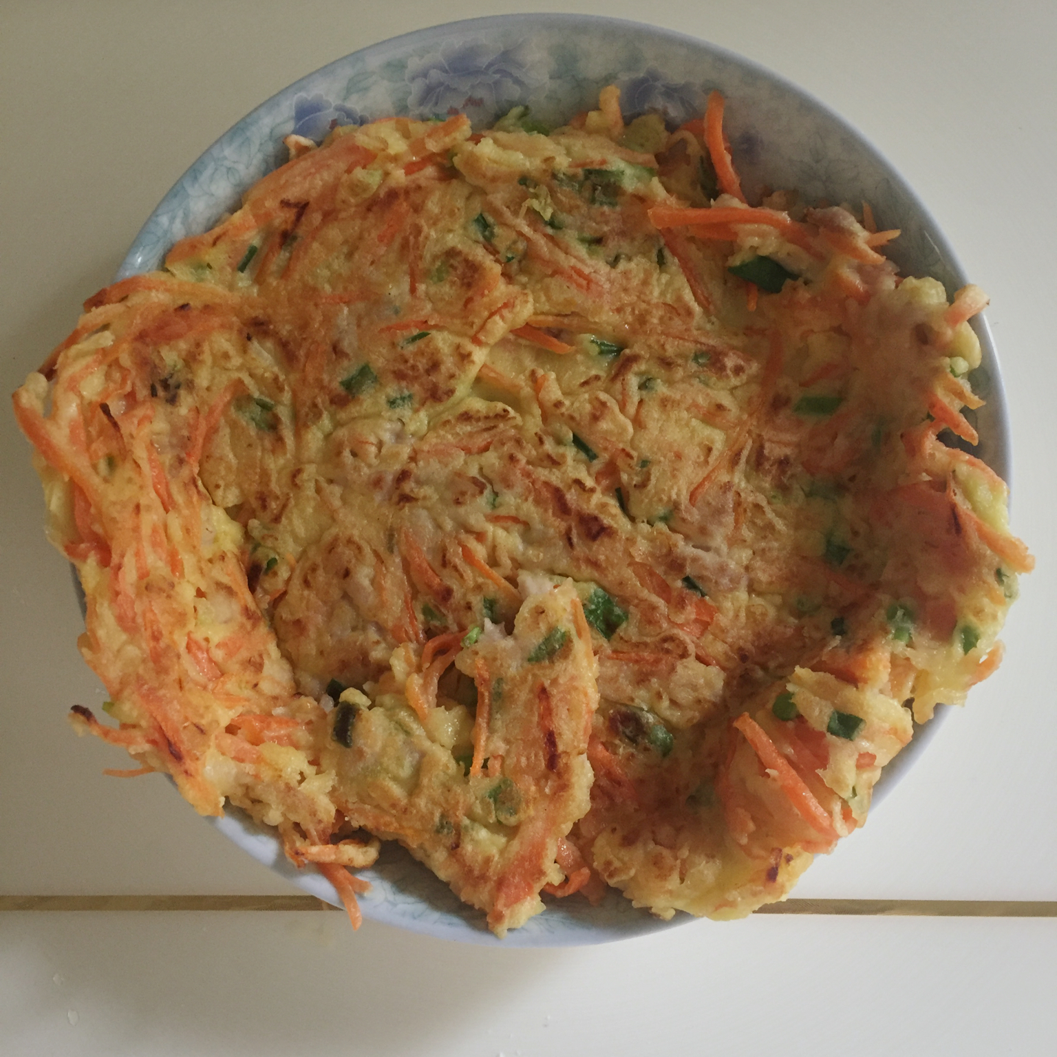 晓雪13做的韩国泡菜煎饼