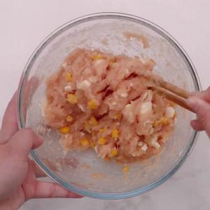 减肥芝士玉米鸡肉肠的做法 步骤2