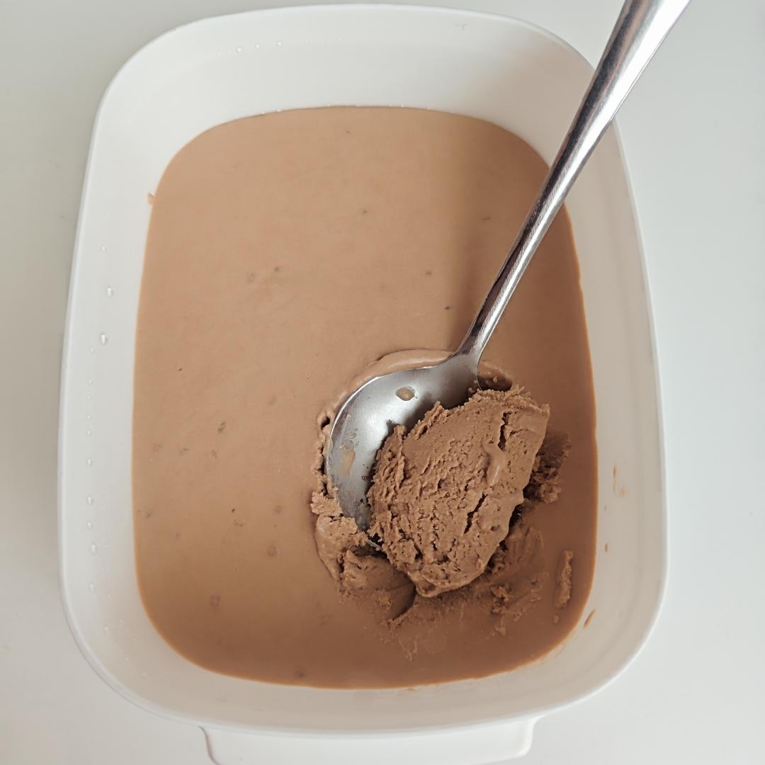 无蛋无水无冰渣，超简单巧克力冰淇淋