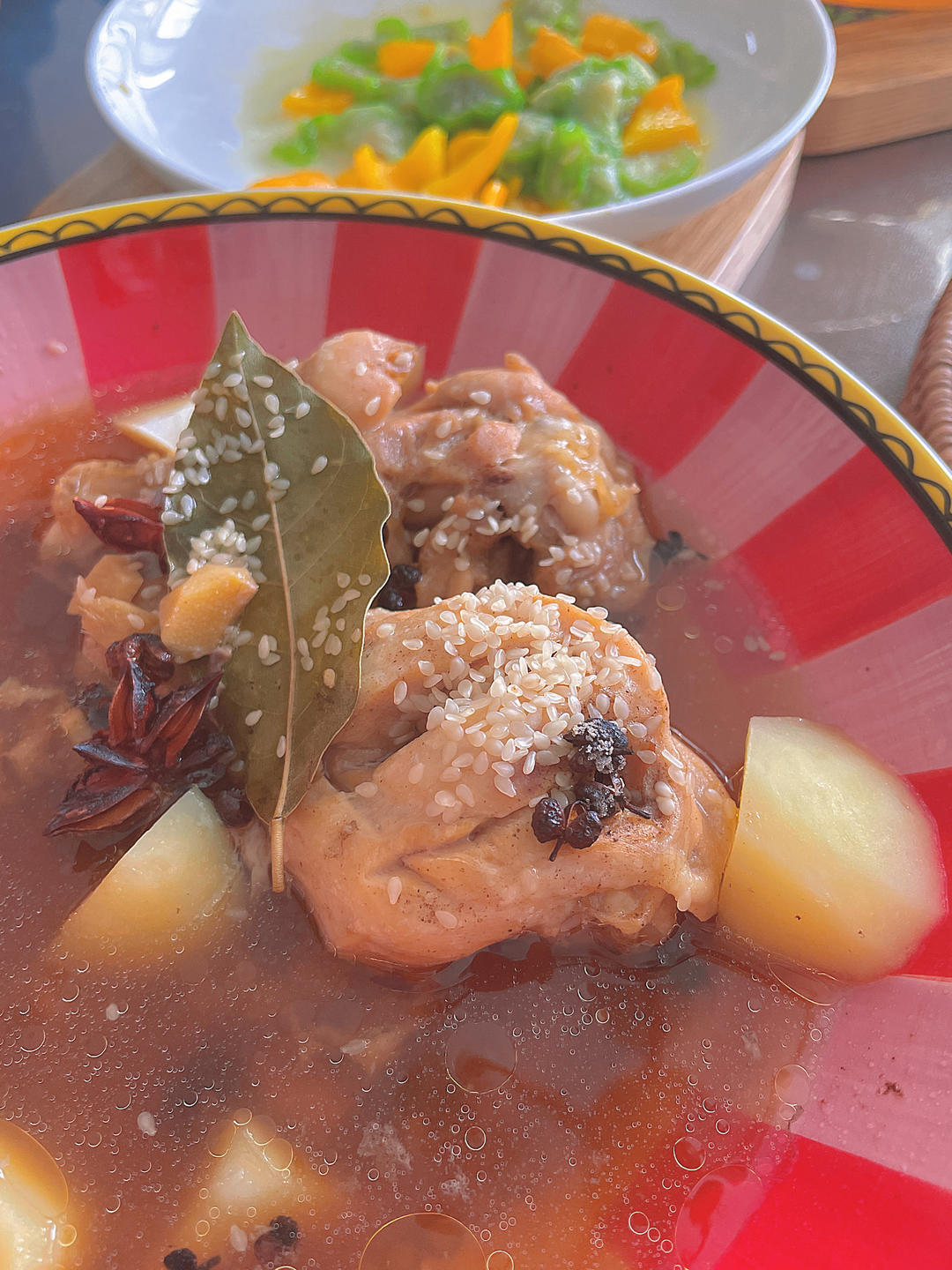 无油版巨嫩无比的椒盐蒸鸡腿🍗