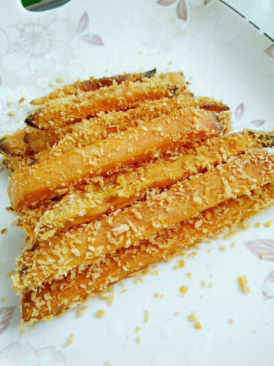 烤红薯条（健康少油）