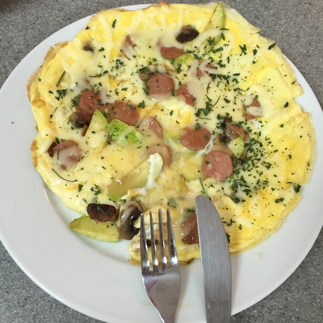 Omelet Pizza （蛋饼匹萨）