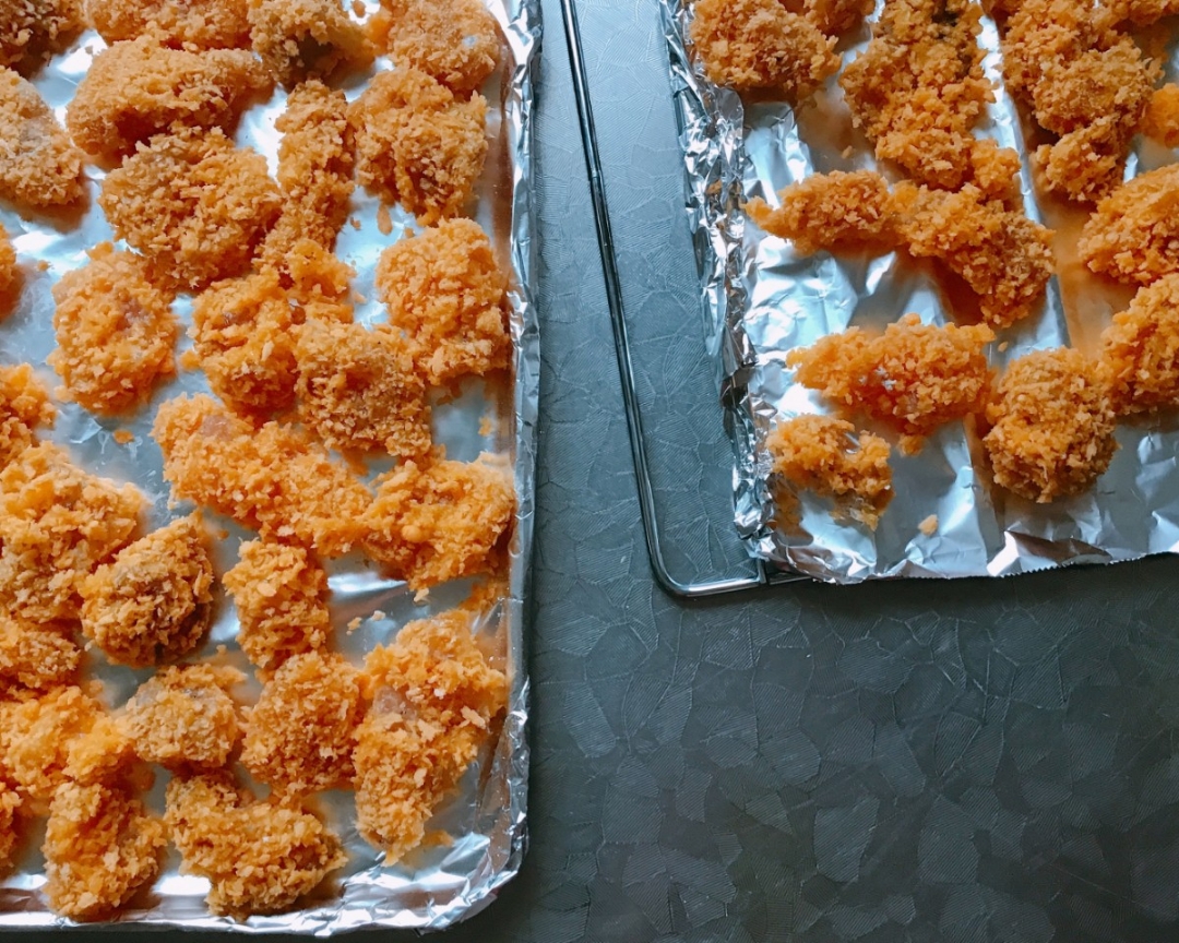 烤箱辣味鸡米花（无油版）的做法 步骤5