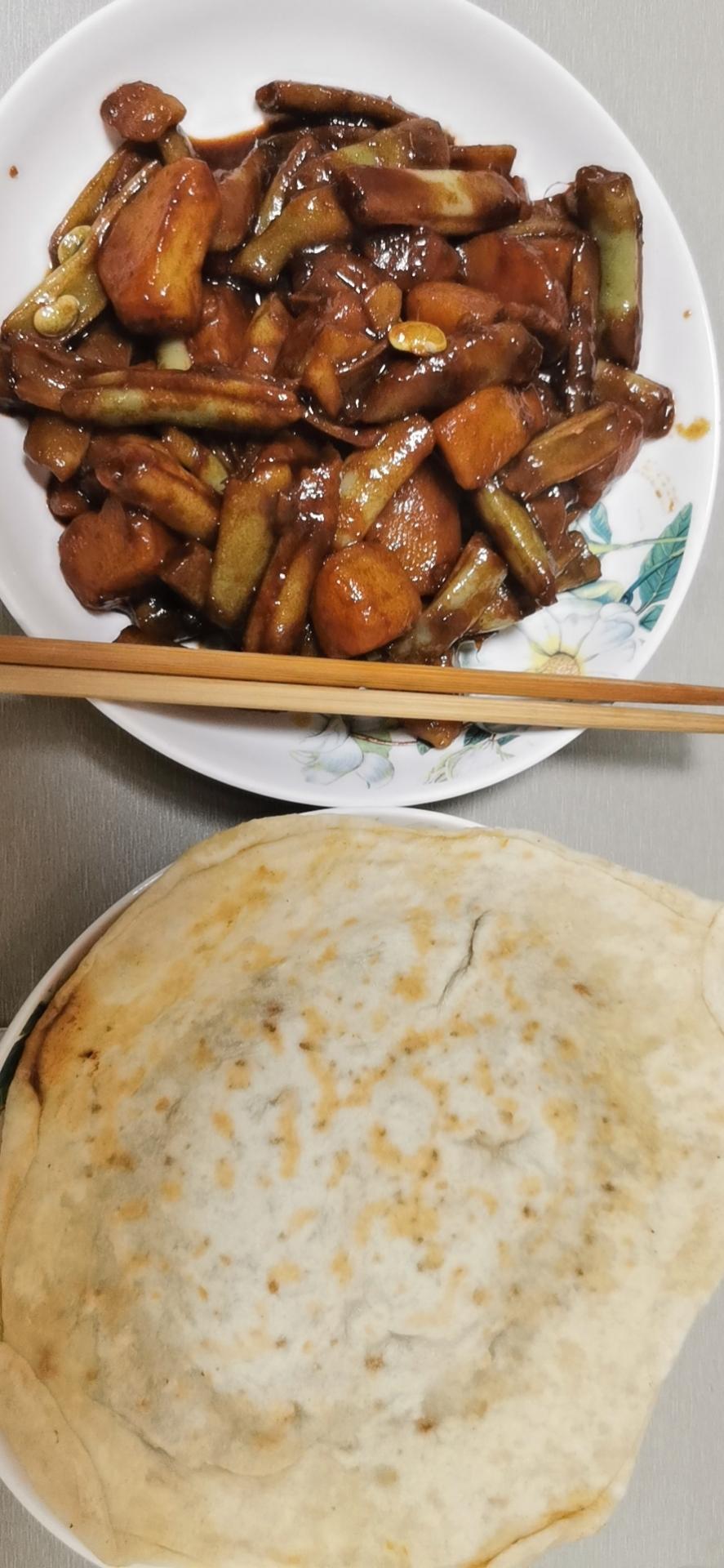 土豆炖豆角