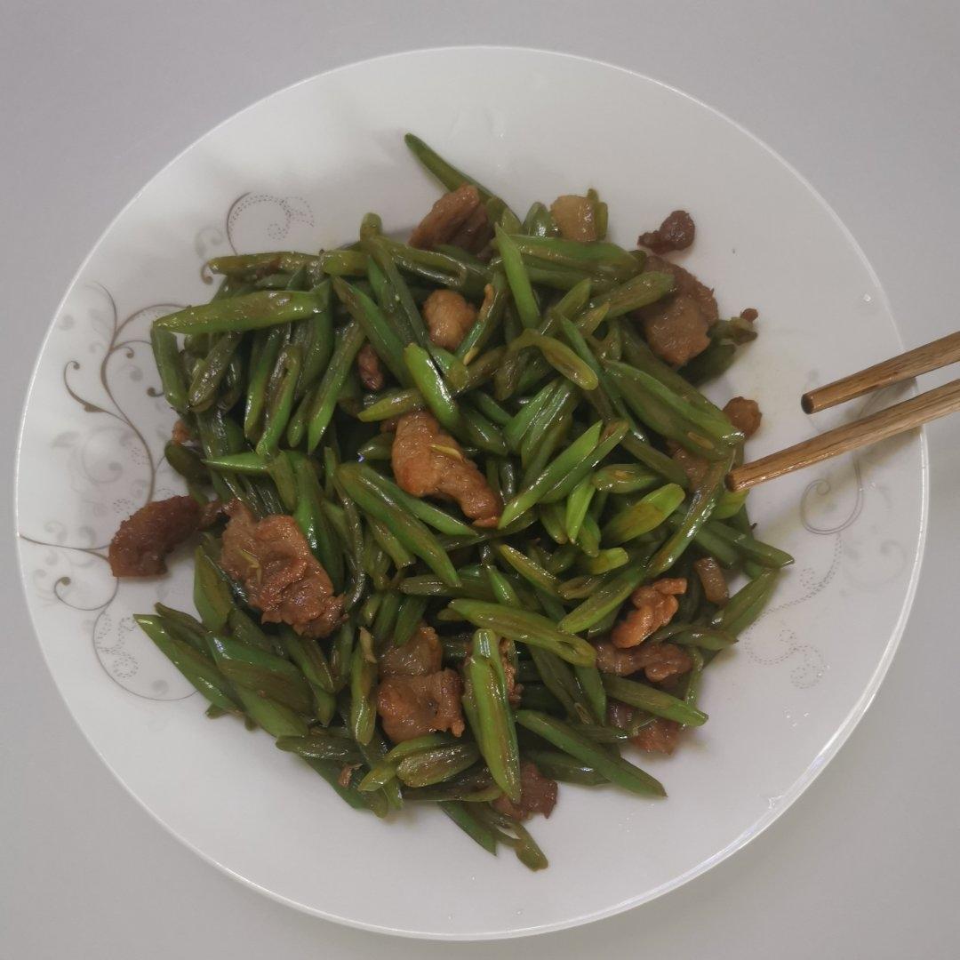 扁豆角炒肉