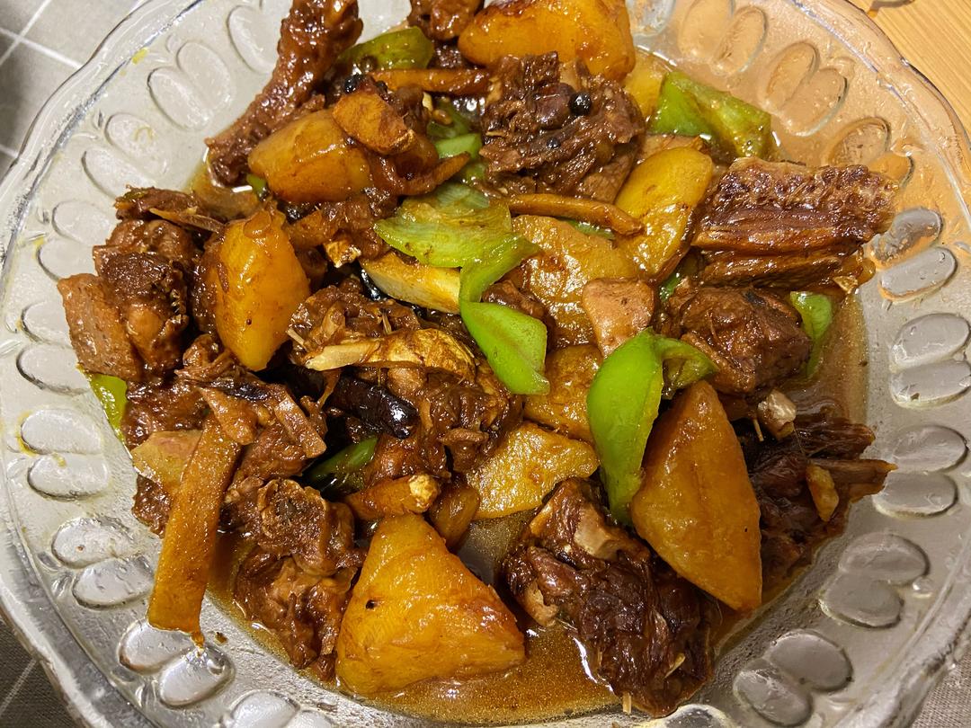 啤酒鸭炖土豆