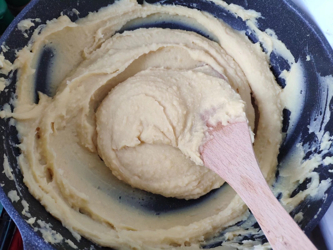 不甜不腻的蔓越莓绿豆糕，两种绿豆泥做法的做法 步骤8