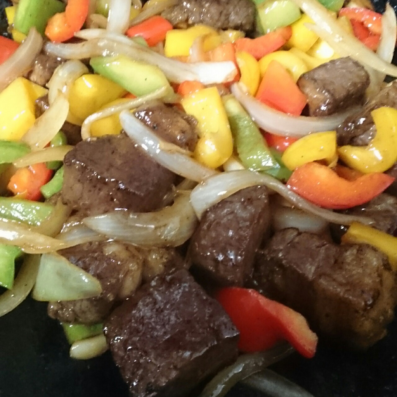 黑椒牛肉粒 Black Pepper Beef Cubes