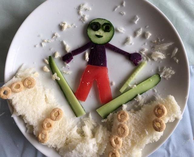 蔬菜拼盘—滑雪运动员的做法