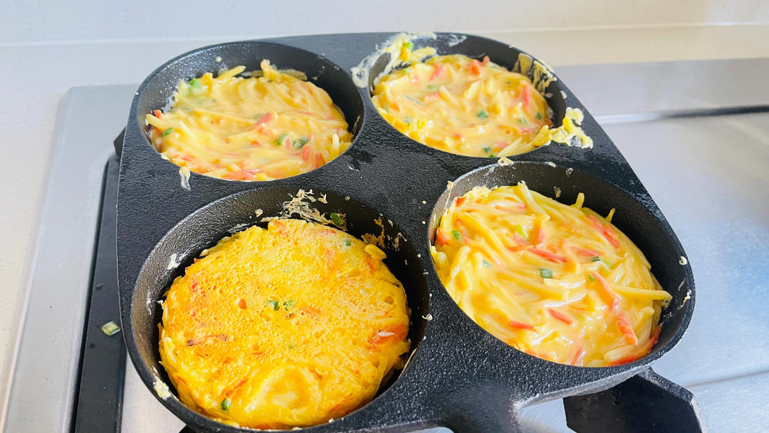 土豆饼(土豆胡萝卜丝饼)