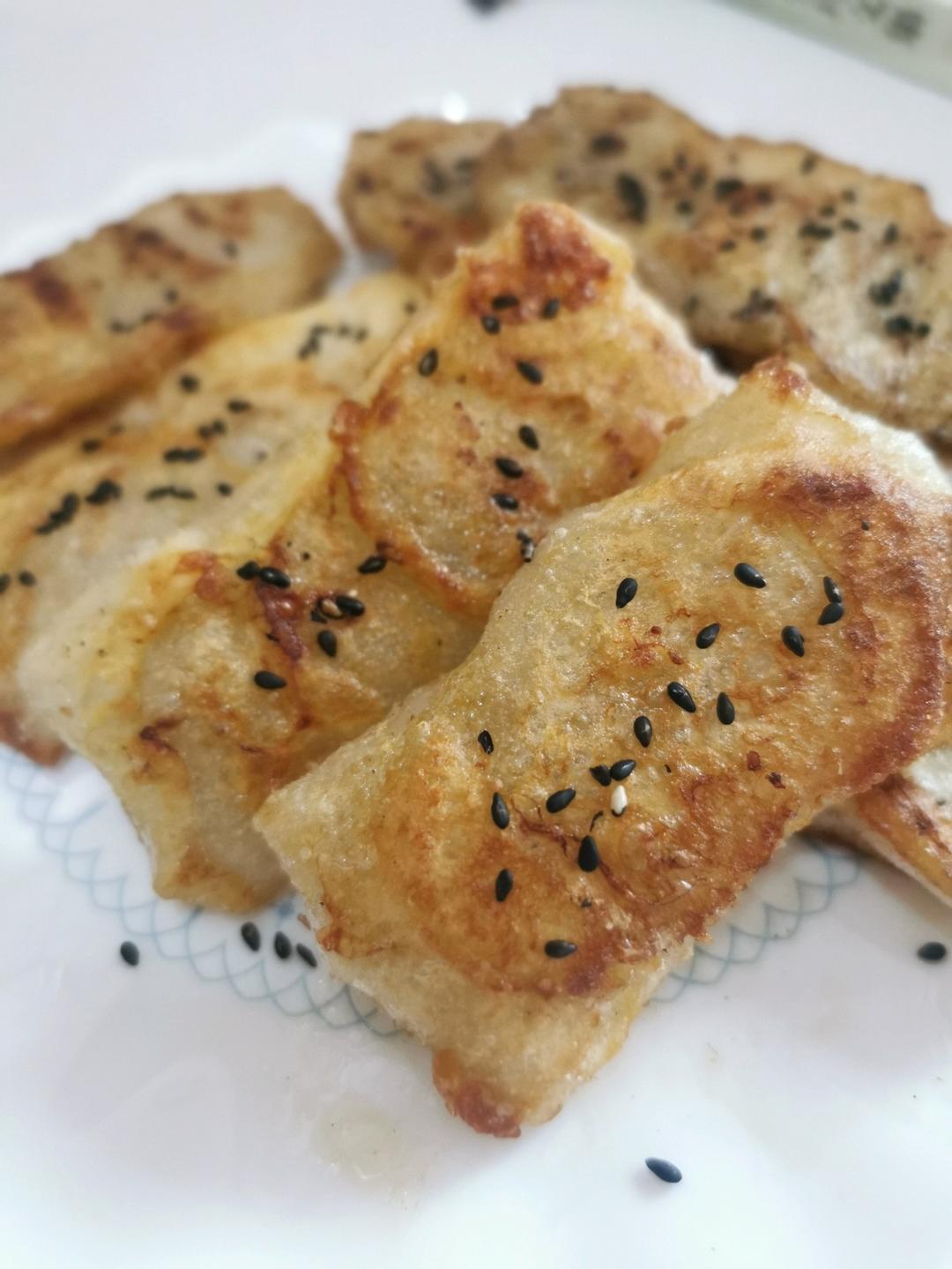 香蕉饼（香蕉味印度飞饼小馄饨皮版）