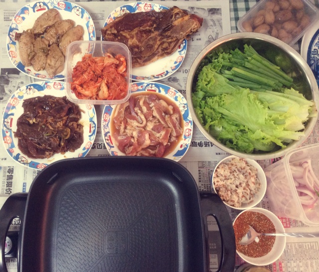 平底锅韩式烤肉