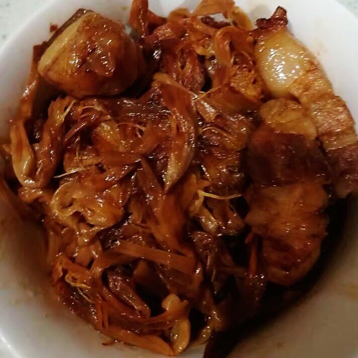 小拉家私房红烧肉|酱汁拌饭两碗米饭下肚