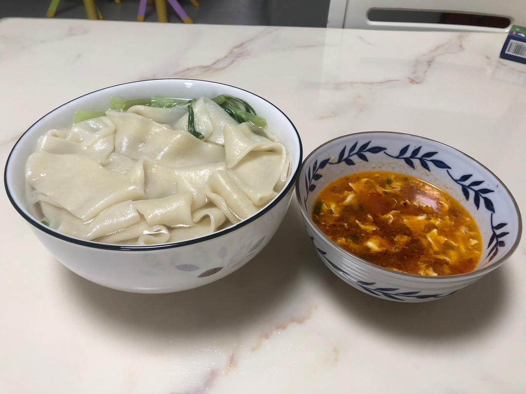 劲道鲜香的【陕西蘸水面】，1根就能吃到饱！