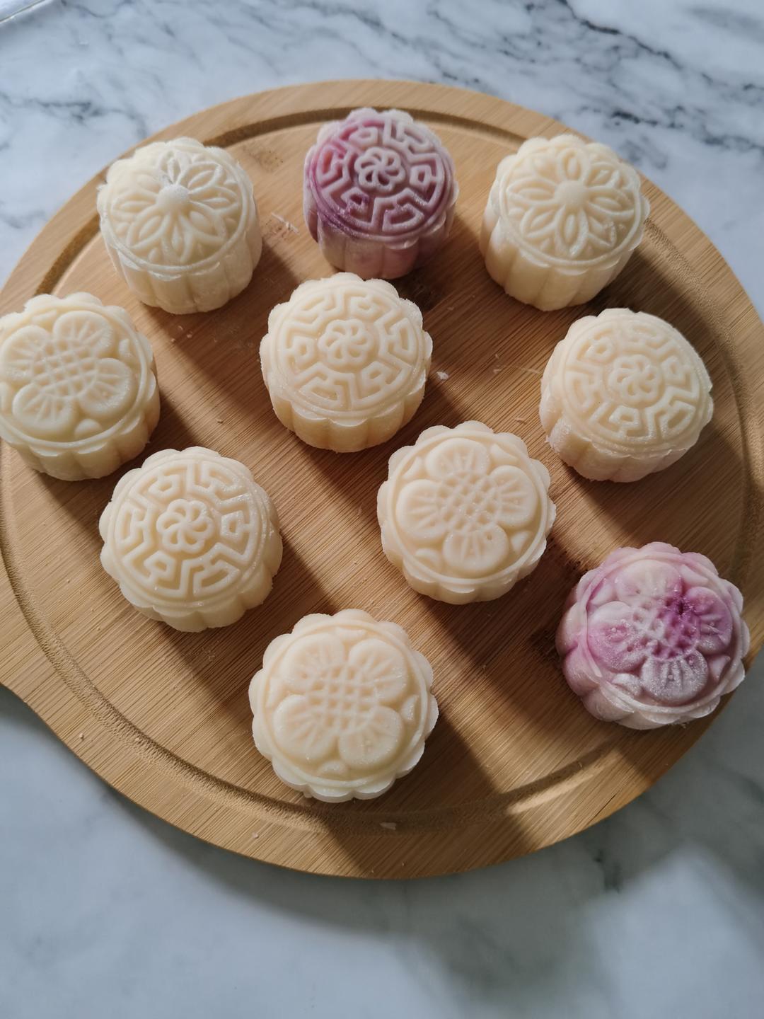 梦幻冰皮奶黄月饼/免烤箱