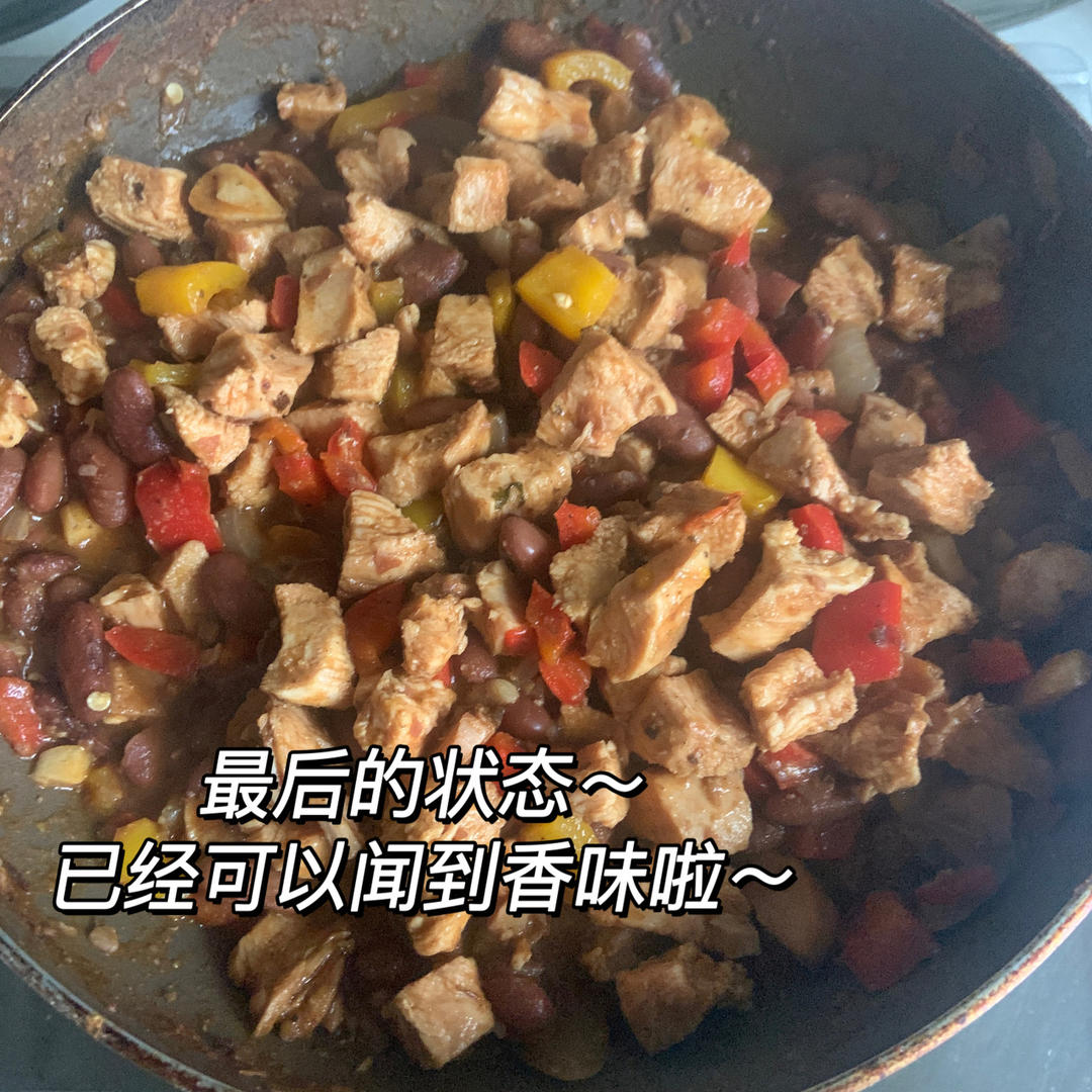 鸡肉低卡健康吃法22｜墨西哥鸡肉卷饼的做法 步骤6