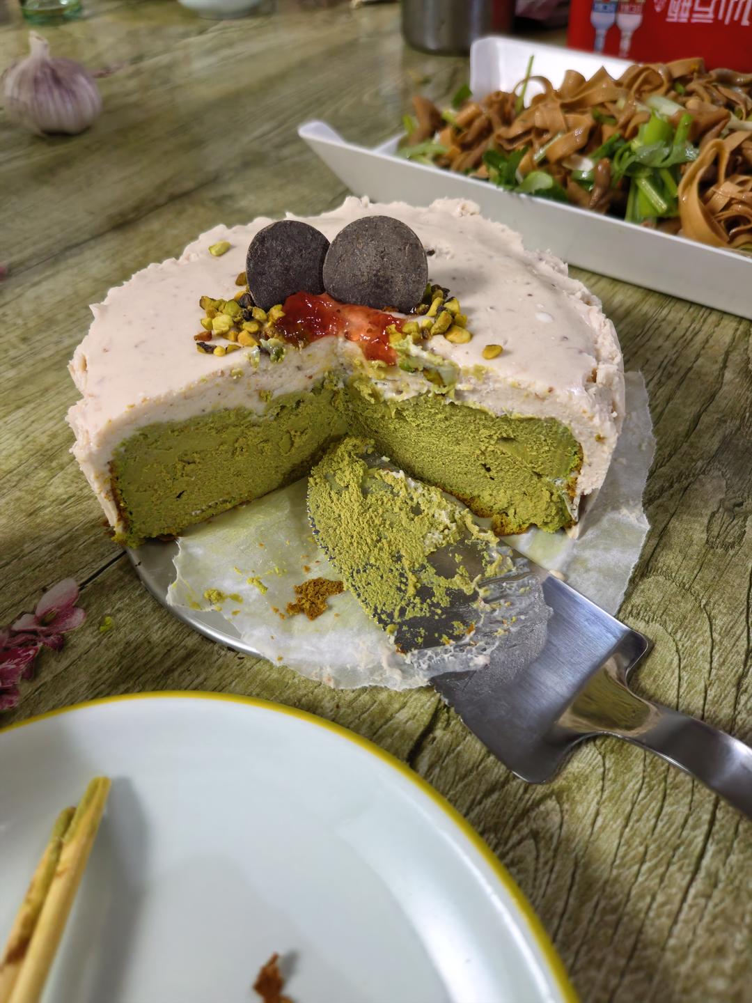 树莓开心果巴斯克🍰/芝士蛋糕