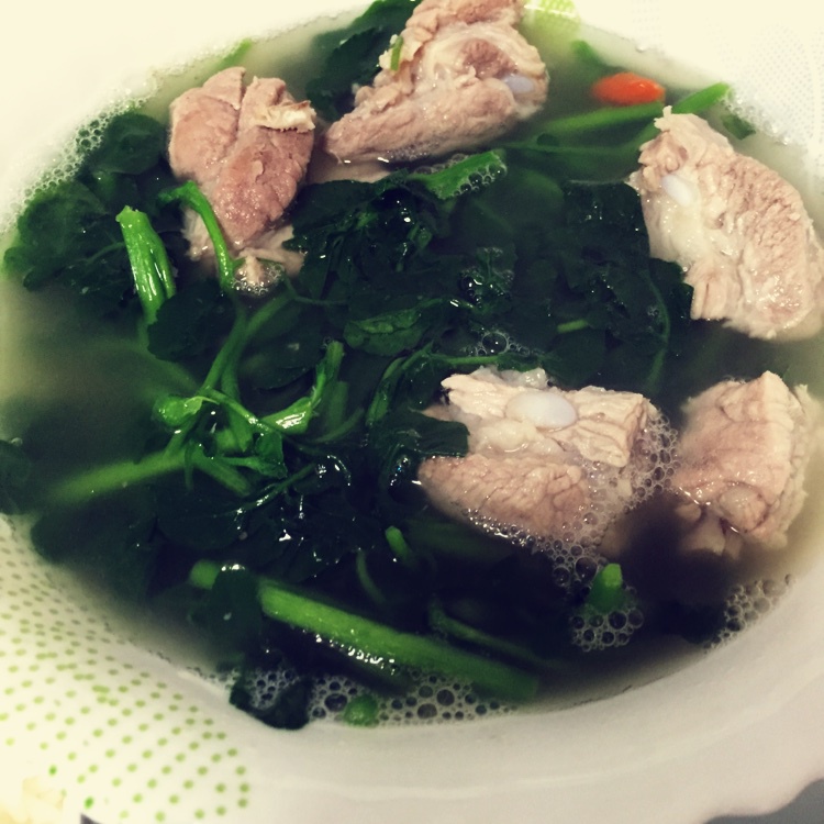 西洋菜排骨汤