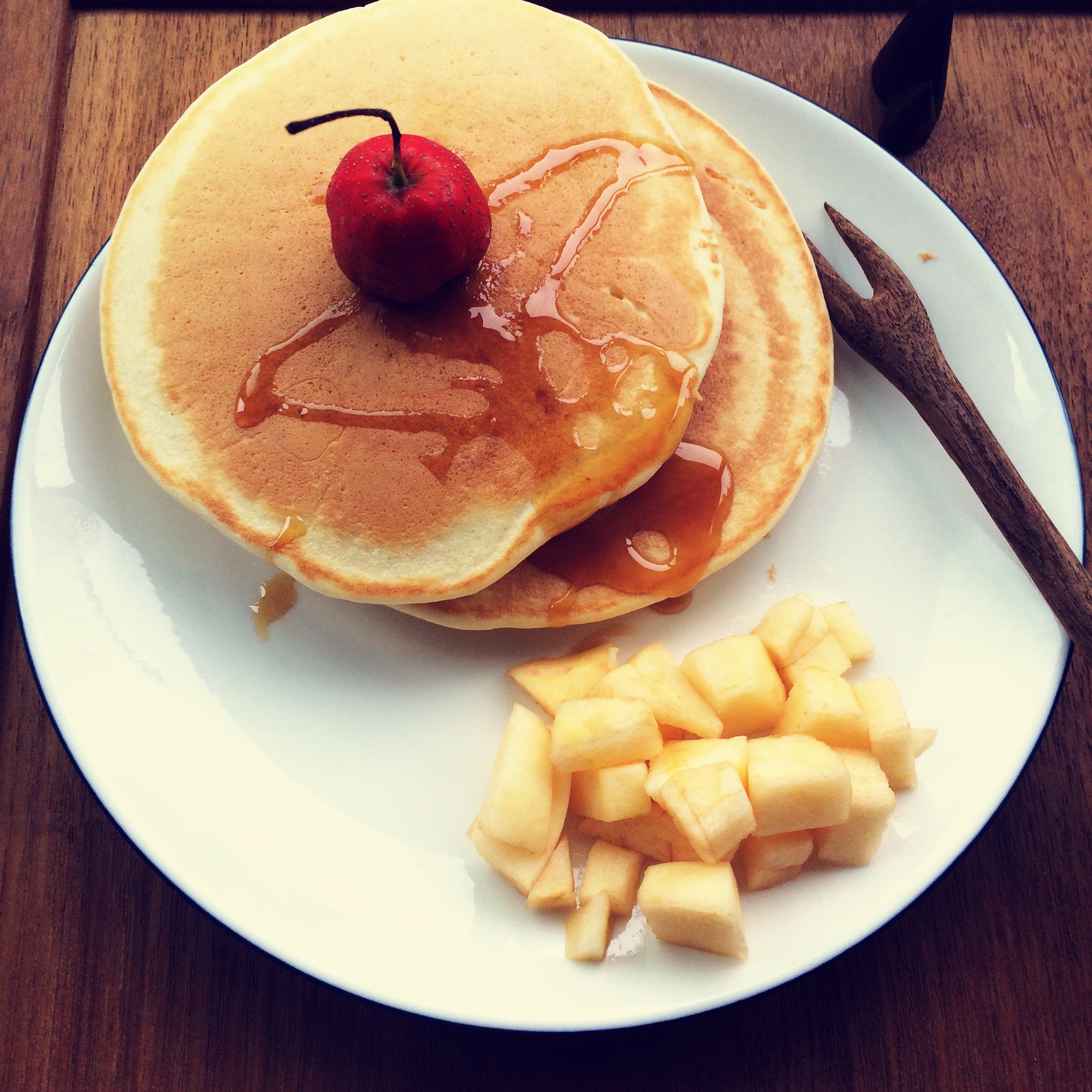 超级简单pancake【无黄油健康版】