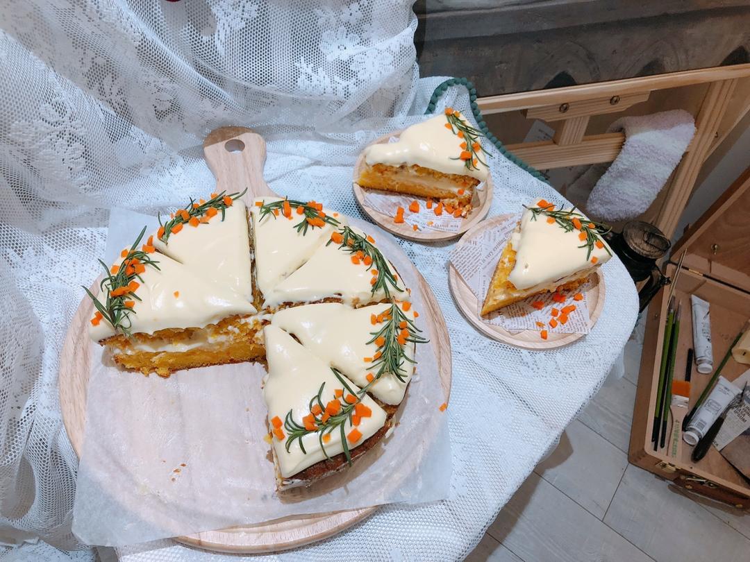 【曼达小馆】下午茶系列：胡萝卜蛋糕