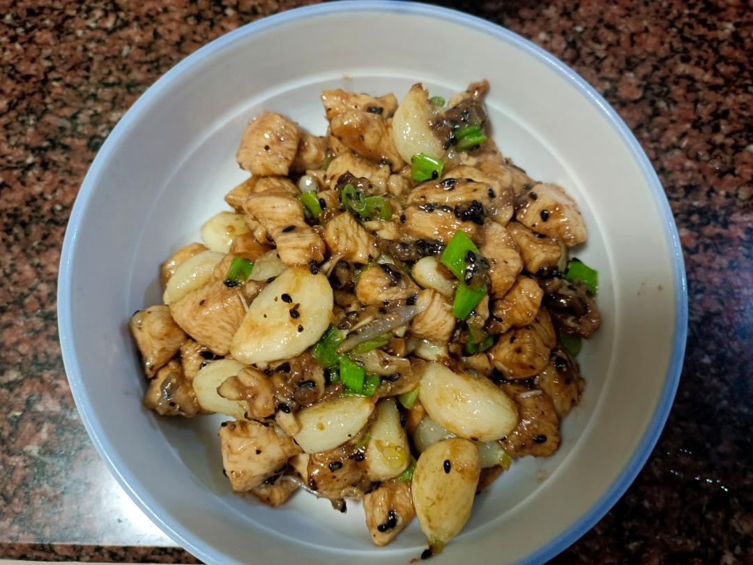 孜然蒜香鸡胸肉