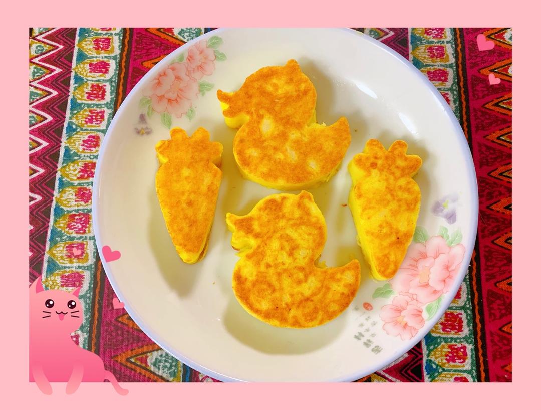 山药蔬菜鸡蛋饼    小美简单快手