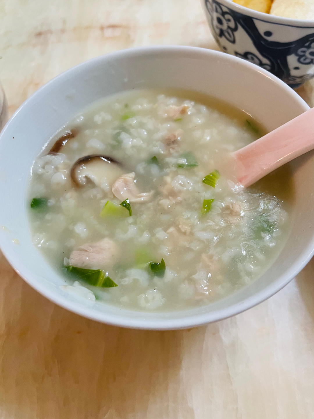0失败香菇滑鸡粥