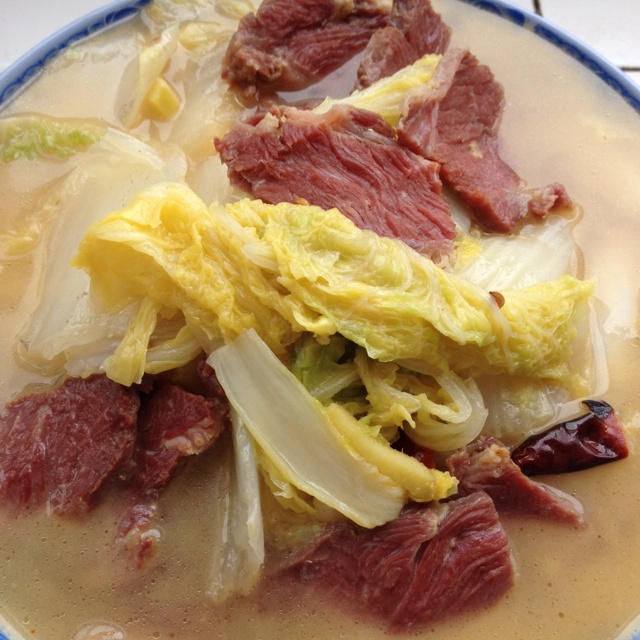 兜兜@蛋蛋做的白菜炖牛肉
