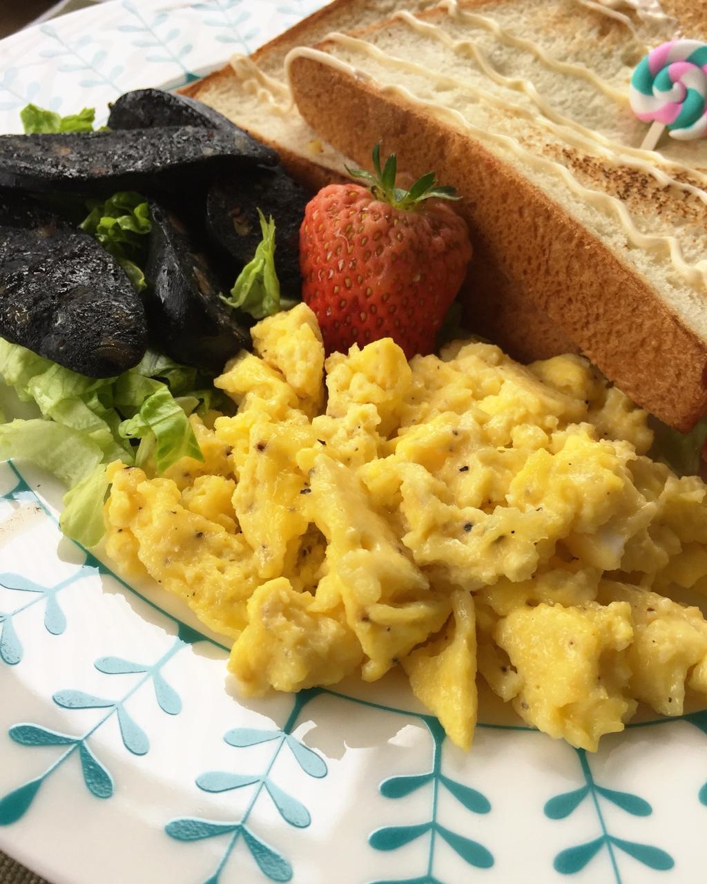 【增肌减脂】健康版美式滑蛋（微波炉）