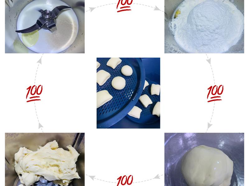 纯奶手撕吐司的做法 步骤1