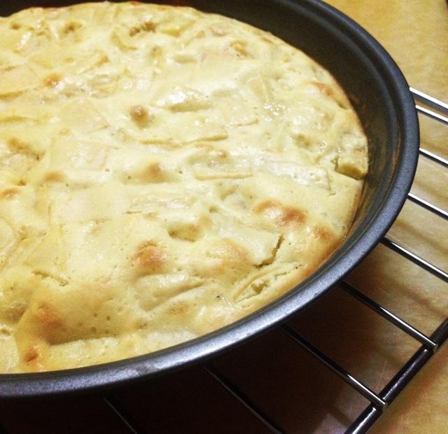 蜜香苹果蛋糕派（快手健康又无油）