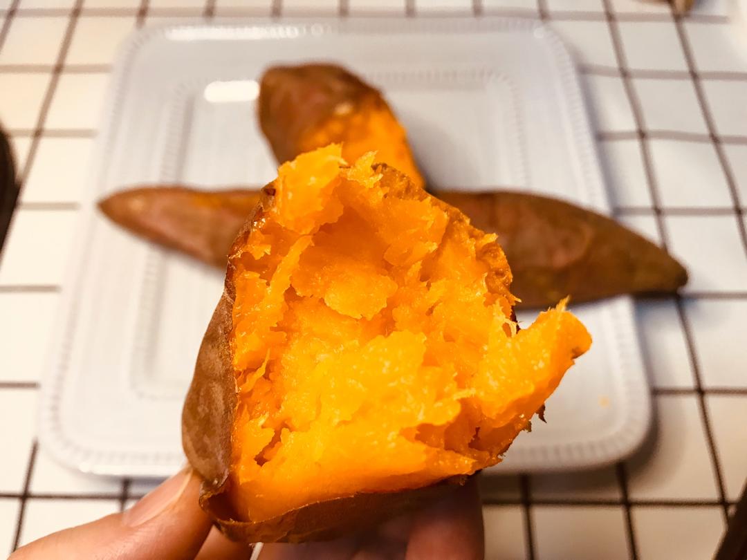 简单快手烤地瓜（红薯）