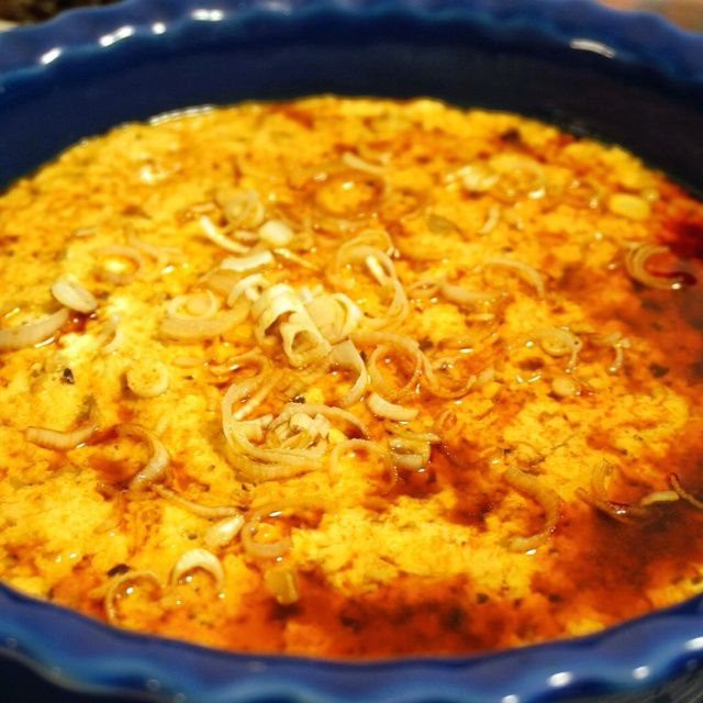 蒸豆腐饼