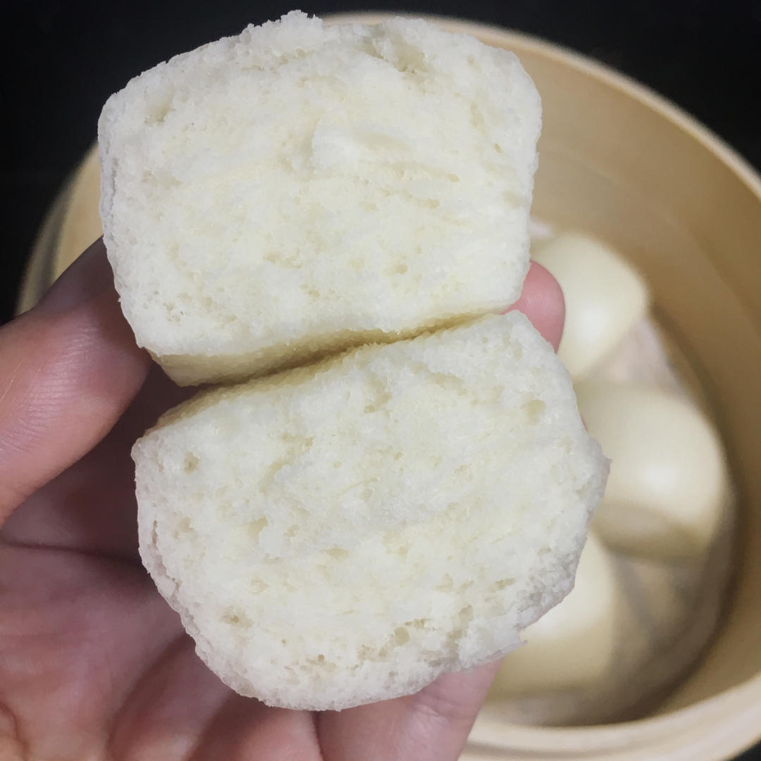 有着面包口感的红糖馒头（一次发酵）