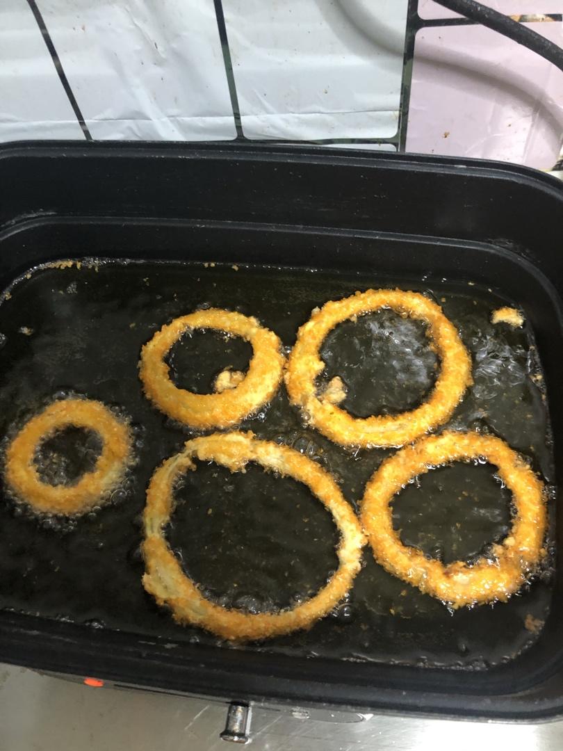 酥炸洋葱圈