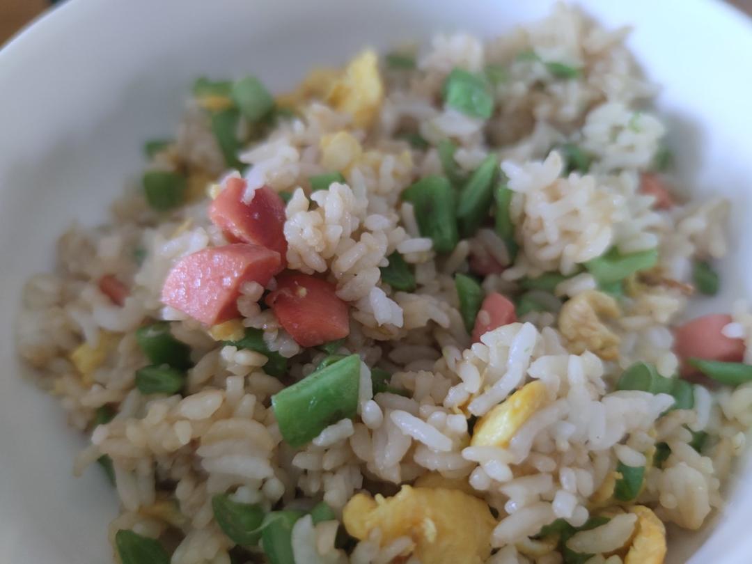 干煸四季豆炒饭