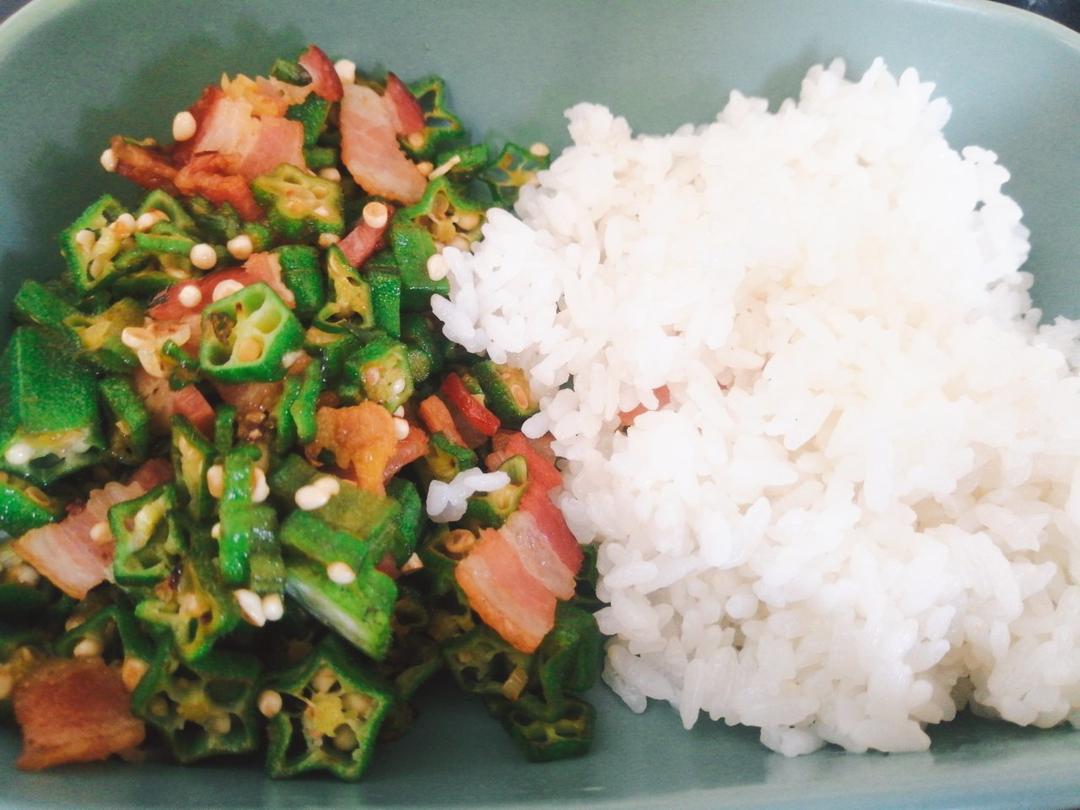 秋葵炒肉(超下饭！)