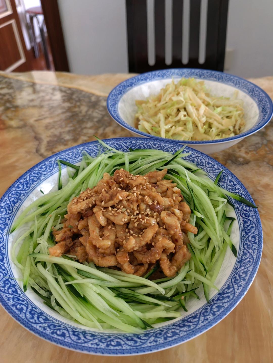 传统做法 京酱肉丝