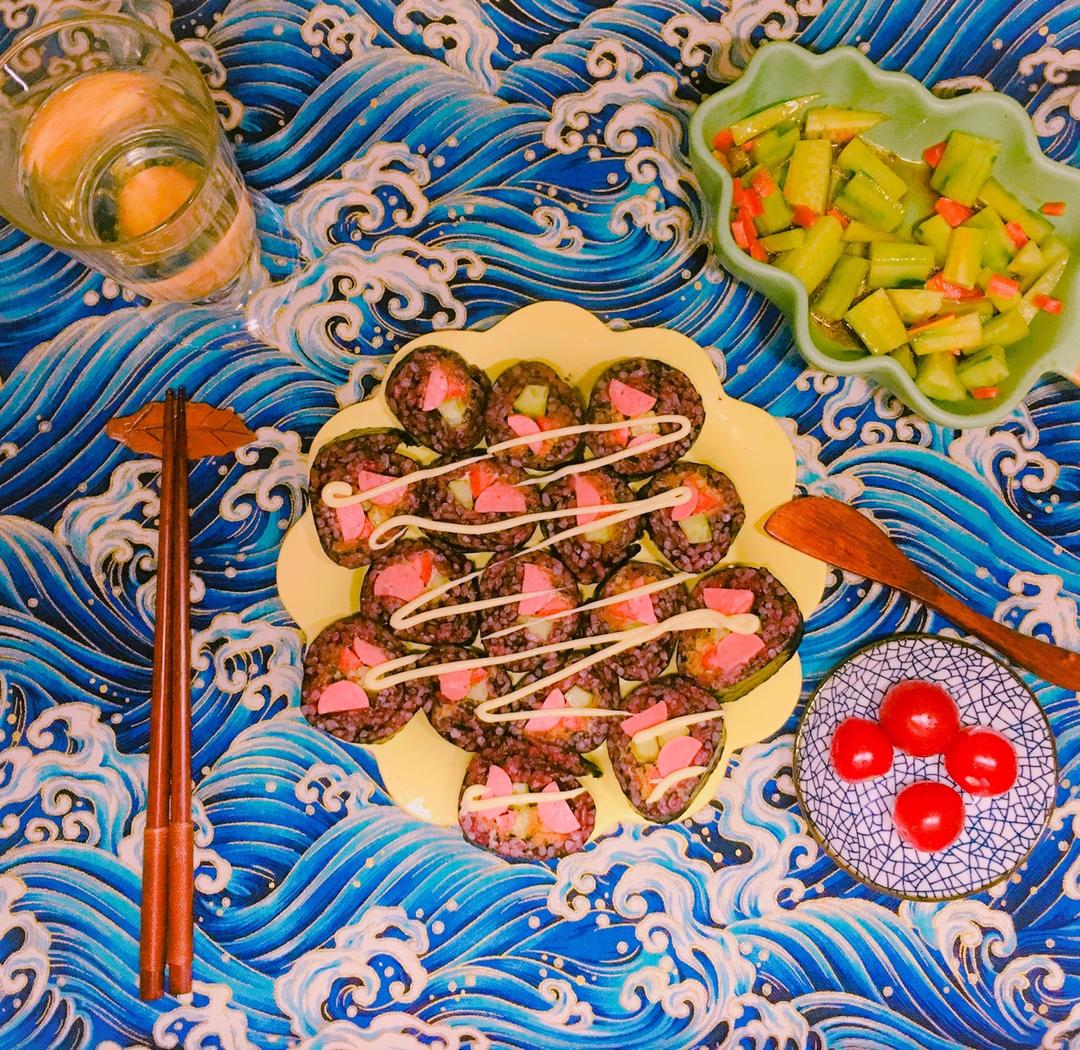黑米寿司