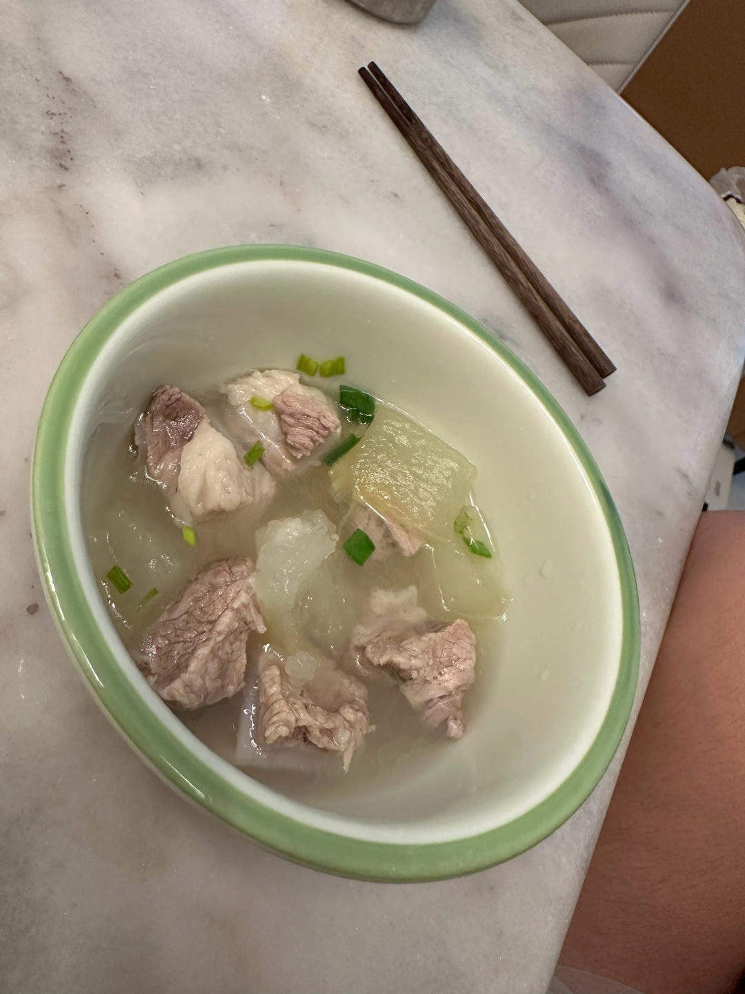 冬瓜排骨汤，夏天的味道